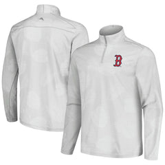 Boston Red Sox Tommy Bahama Delray Frond IslandZone Half-Zip Jacket Gray
