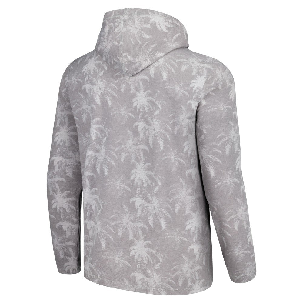St. Louis Cardinals Tommy Bahama Palm Frenzy Hoodie Long Sleeve T-Shirt Gray
