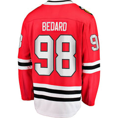 Connor Bedard Chicago Blackhawks Fanatics Home Breakaway Player Jersey - Red Jerseys