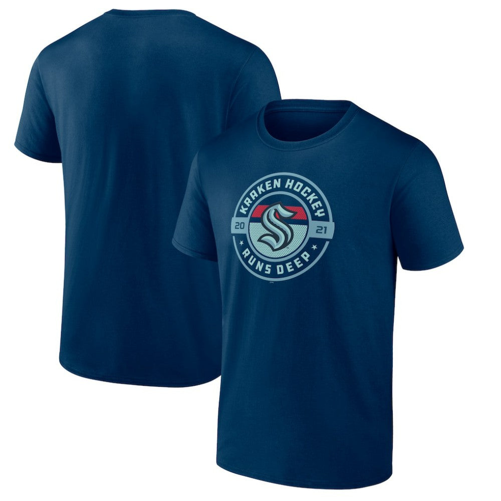 Seattle Kraken Fanatics Local T-Shirt - Deep Sea Blue T-shirts