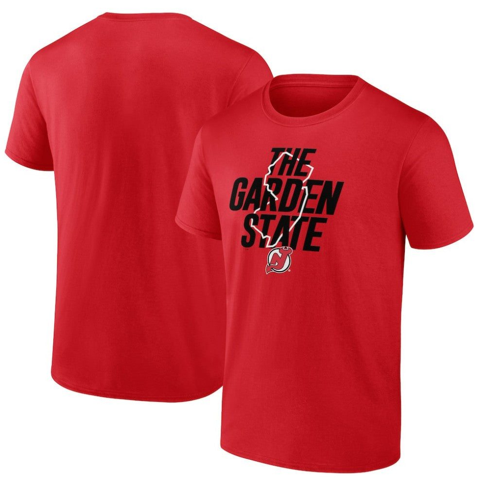 New Jersey Devils Fanatics Local T-Shirt - Red T-shirts