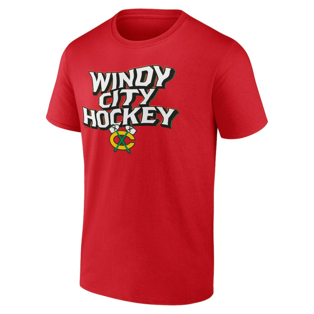 Chicago Blackhawks Fanatics Local T-Shirt - Red T-shirts