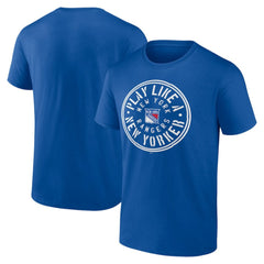 New York Rangers Fanatics Local T-Shirt - Blue T-shirts