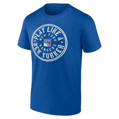 New York Rangers Fanatics Local T-Shirt - Blue T-shirts