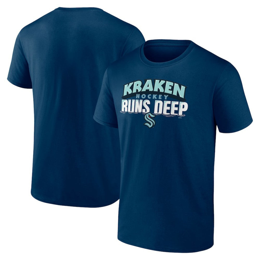 Seattle Kraken Fanatics Local T-Shirt - Deep Sea Blue T-shirts