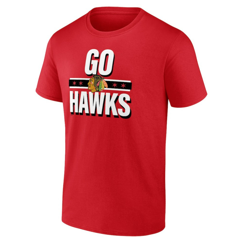 Chicago Blackhawks Fanatics Local T-Shirt - Red T-shirts