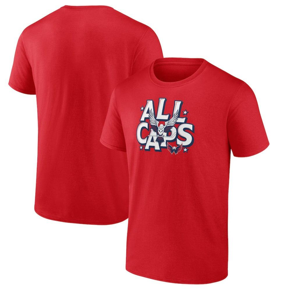 Washington Capitals Fanatics Local Domain T-Shirt - Red T-shirts