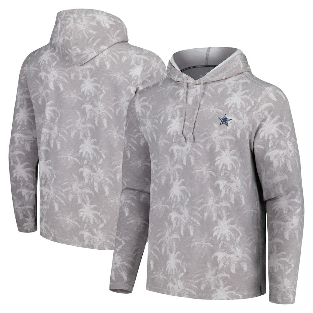 Dallas Cowboys Palm Frenzy Hoodie Long Sleeve T-Shirt - Gray sale