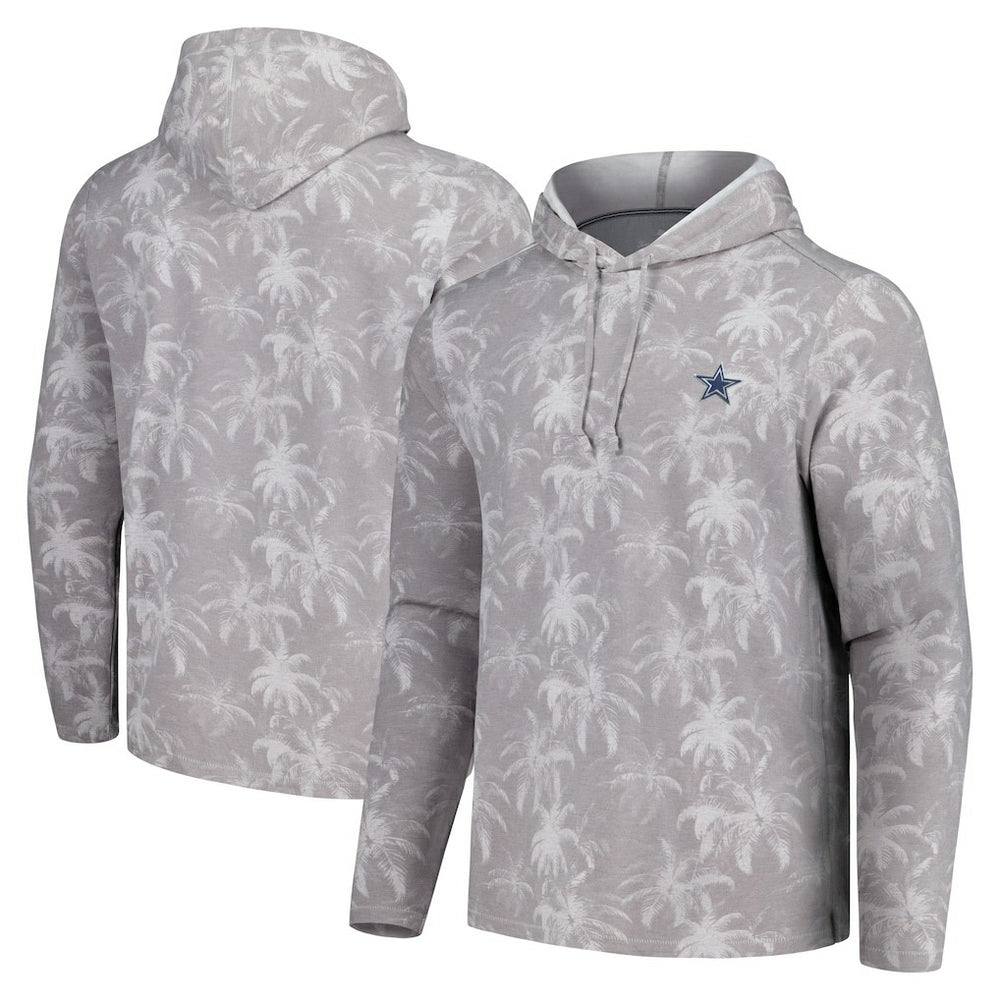 Dallas Cowboys Palm Frenzy Hoodie Long Sleeve T-Shirt - Gray sale