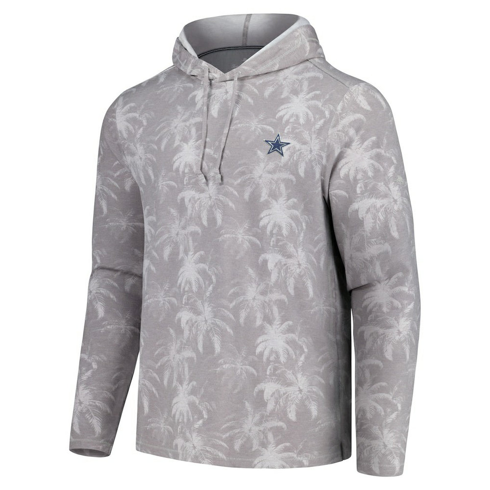 Dallas Cowboys Palm Frenzy Hoodie Long Sleeve T-Shirt - Gray sale