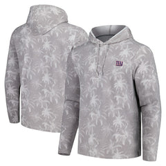 New York Giants Palm Frenzy Hoodie Long Sleeve T-Shirt - Gray on sale