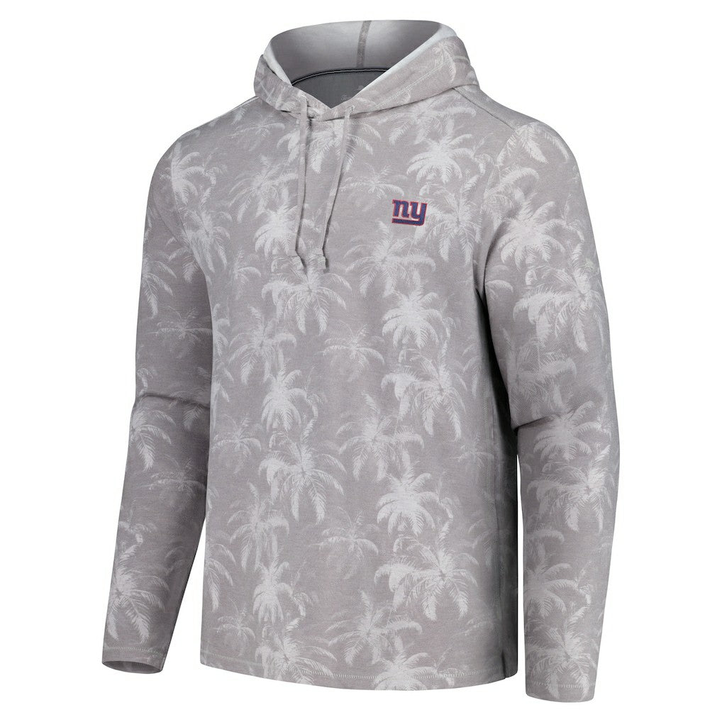 New York Giants Palm Frenzy Hoodie Long Sleeve T-Shirt - Gray on sale