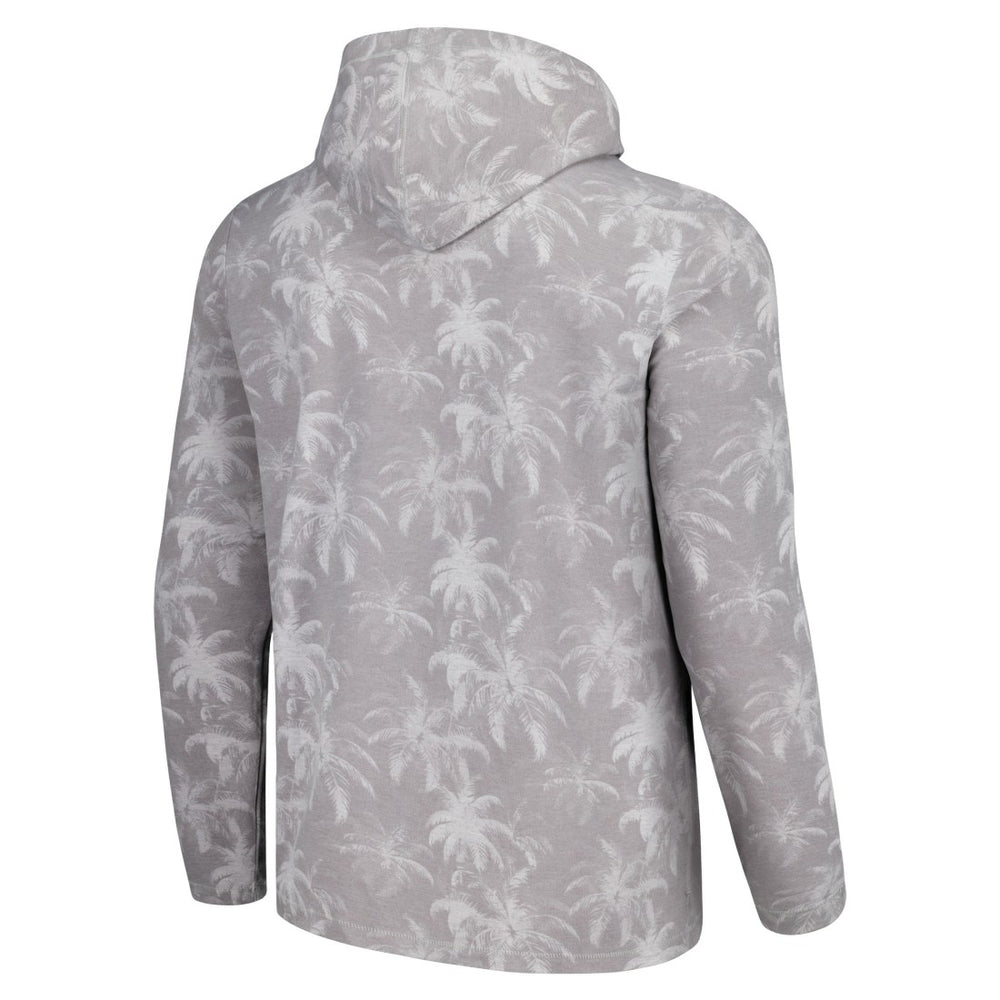 Detroit Lions Palm Frenzy Hoodie Long Sleeve T-Shirt - Gray outlet