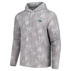 New York Jets Palm Frenzy Hoodie Long Sleeve T-Shirt - Gray outlet