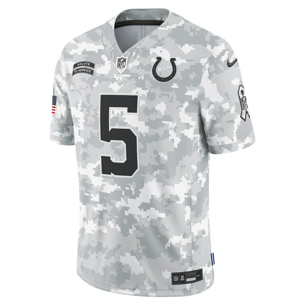 Anthony Richardson Indianapolis Colts 2024 Salute to Service Limited Jersey - Arctic Camo outlet