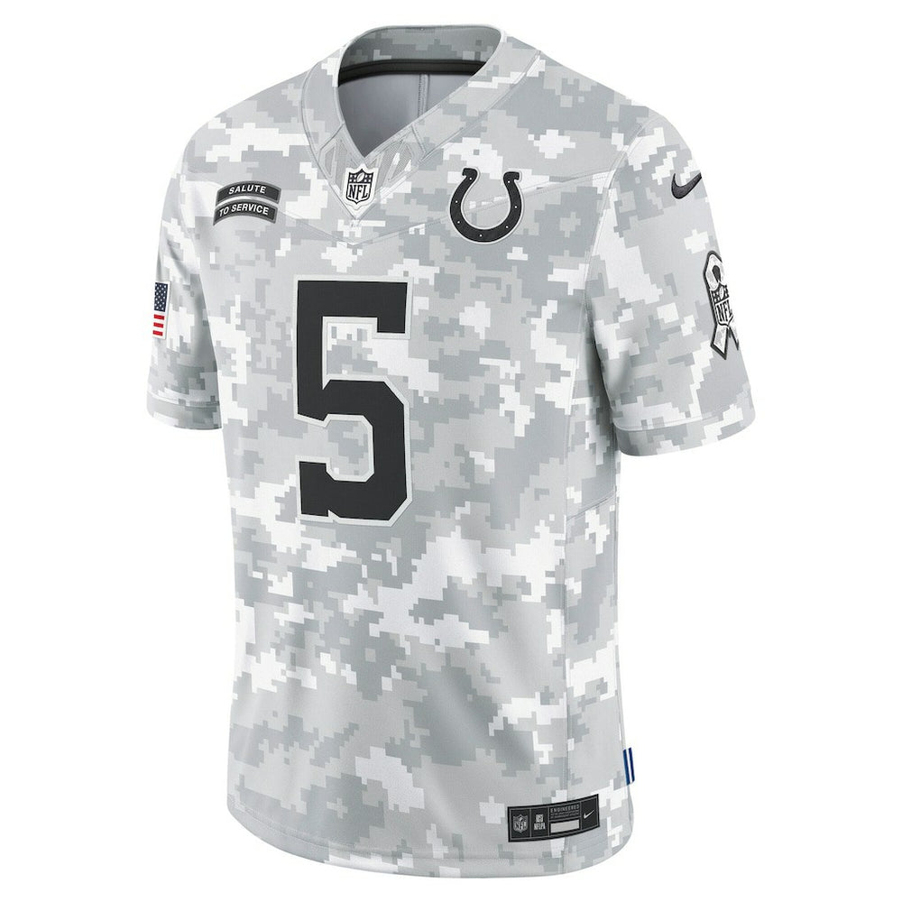 Anthony Richardson Indianapolis Colts 2024 Salute to Service Limited Jersey - Arctic Camo outlet