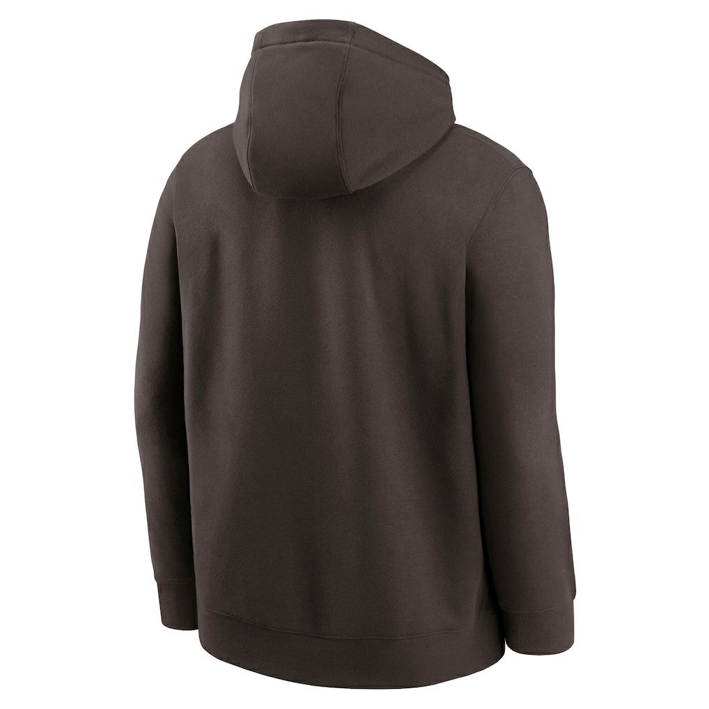 Cleveland Browns Rewind Club Logo Pullover Hoodie - Brown discount
