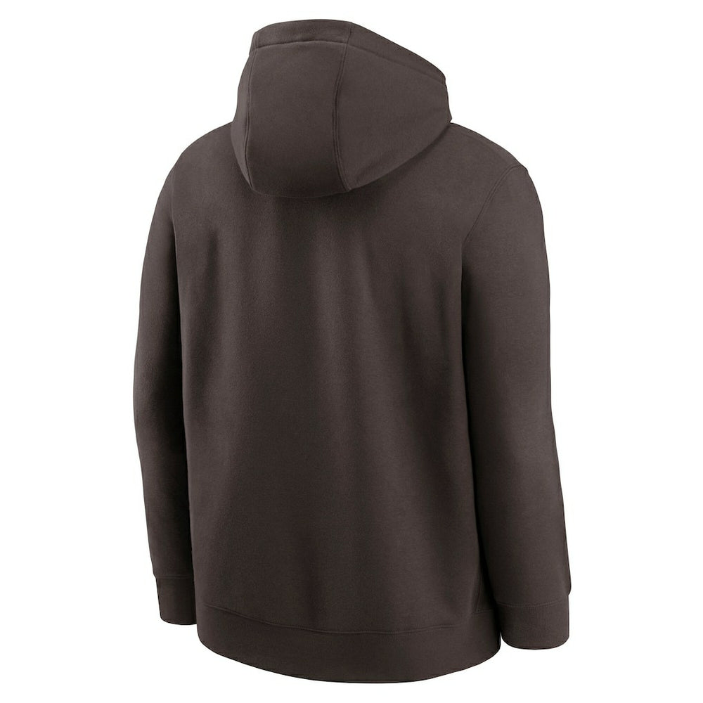 Cleveland Browns Rewind Club Logo Pullover Hoodie - Brown discount