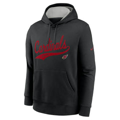 Arizona Cardinals Rewind Club Logo Pullover Hoodie - Black outlet