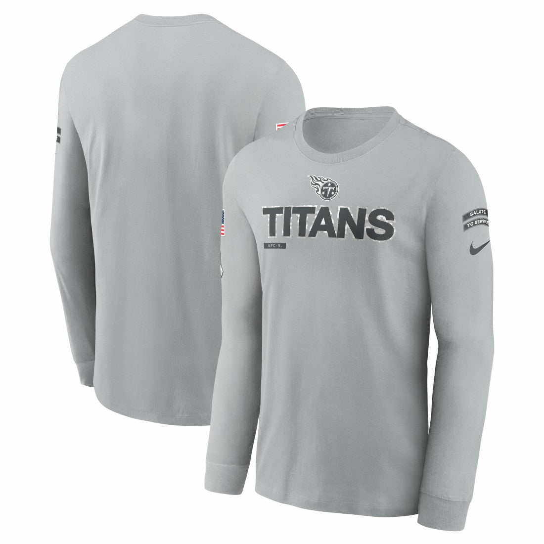 Tennessee Titans 2024 Salute To Service Long Sleeve T-Shirt - Gray outlet