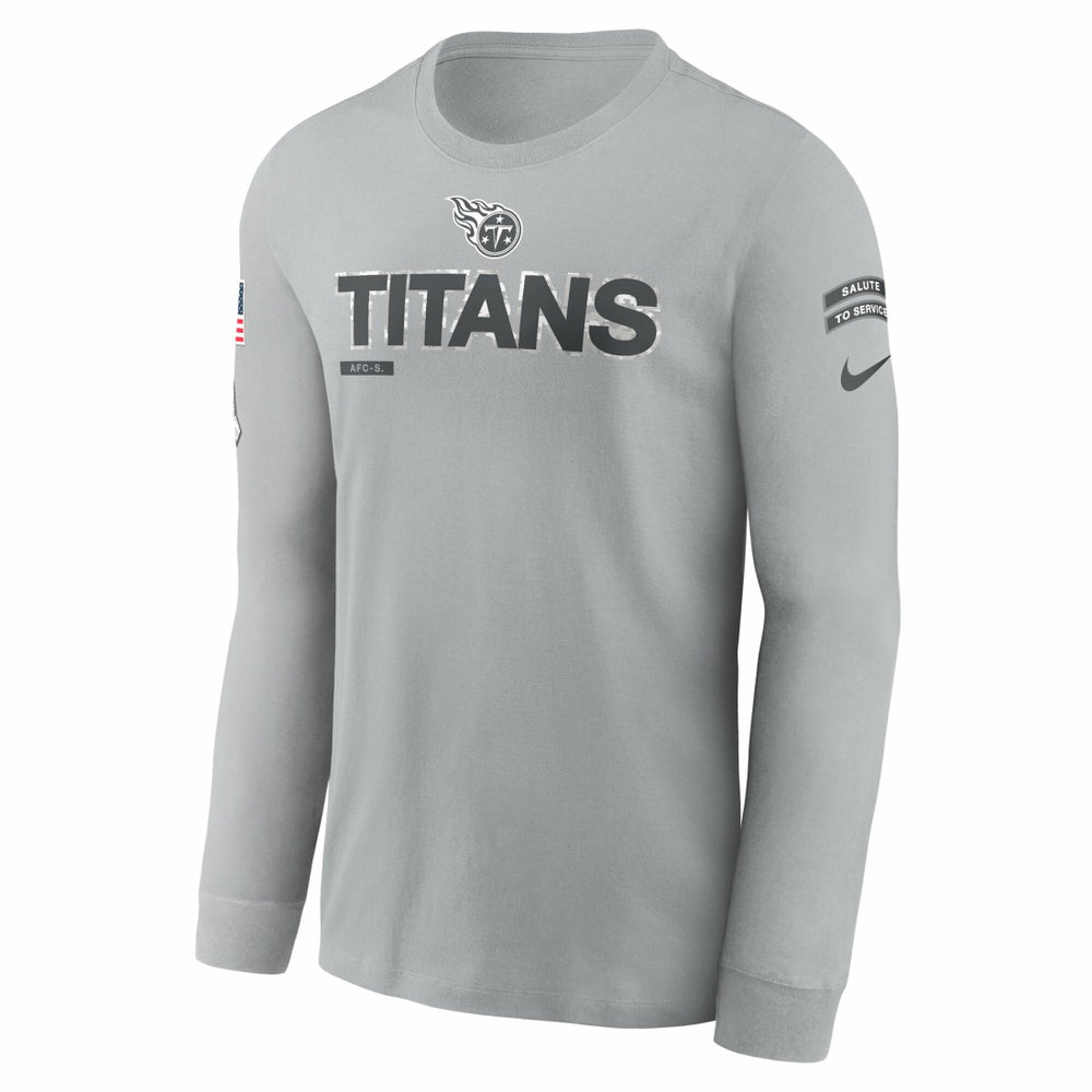 Tennessee Titans 2024 Salute To Service Long Sleeve T-Shirt - Gray outlet