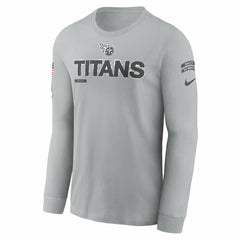 Tennessee Titans 2024 Salute To Service Long Sleeve T-Shirt - Gray outlet