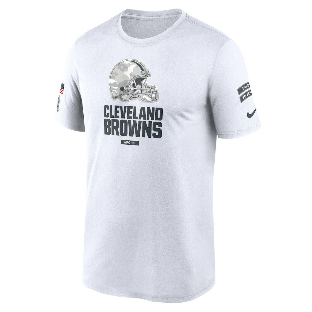 Cleveland Browns 2024 Salute To Service Legend Performance T-Shirt - White online