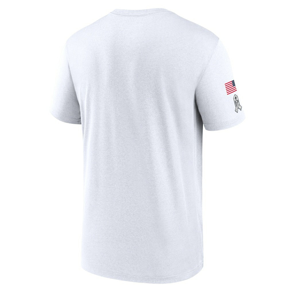 New Orleans Saints 2024 Salute To Service Legend Performance T-Shirt - White discount