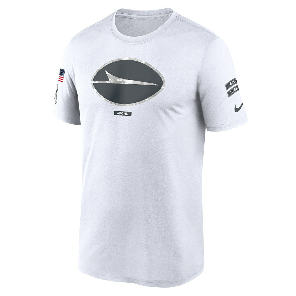 New York Jets 2024 Salute To Service Legend Performance T-Shirt - White cheap