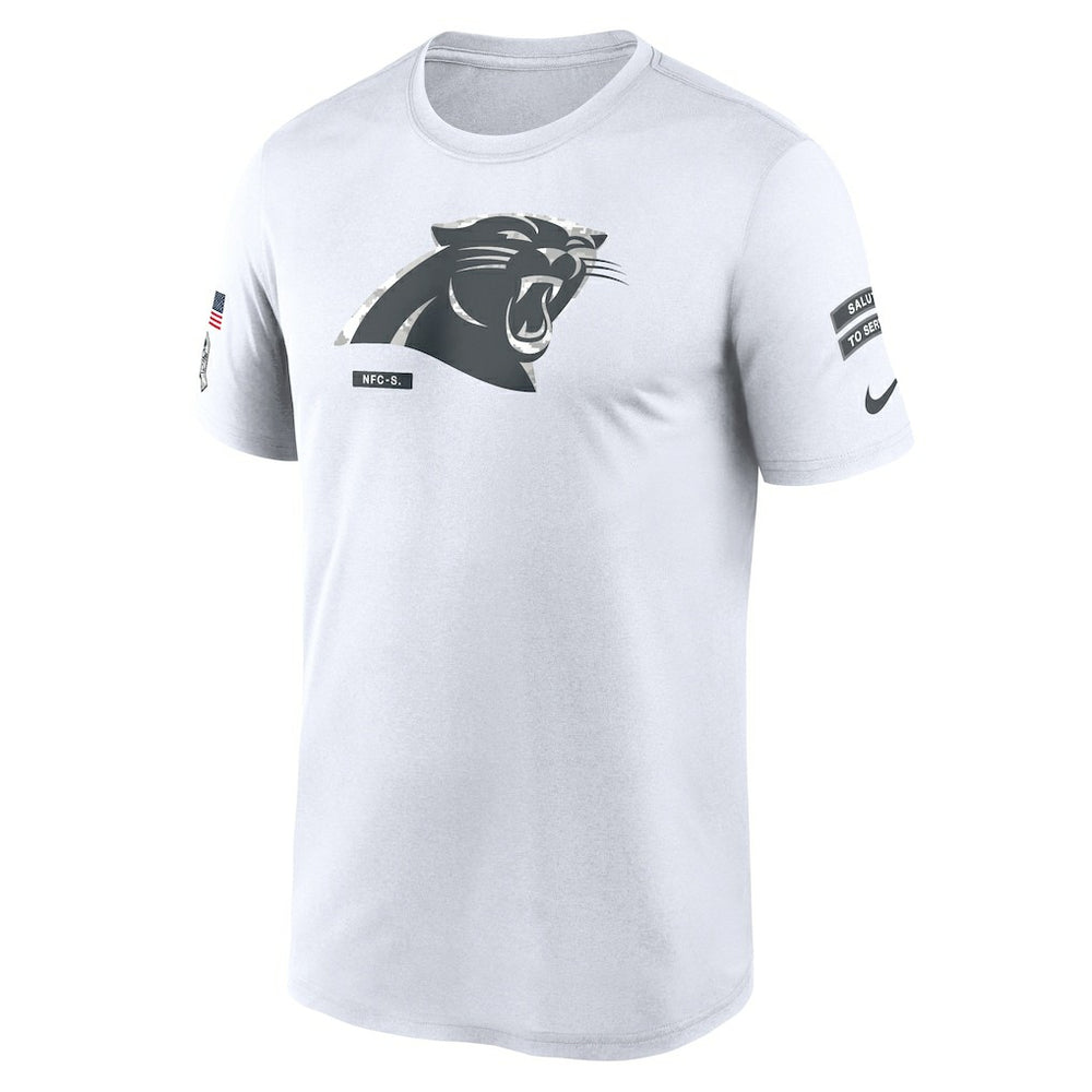 Carolina Panthers 2024 Salute To Service Legend Performance T-Shirt - White discount