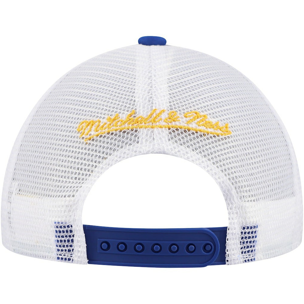 Los Angeles Rams Youth Stripe Trucker Adjustable Hat - Royal cheap