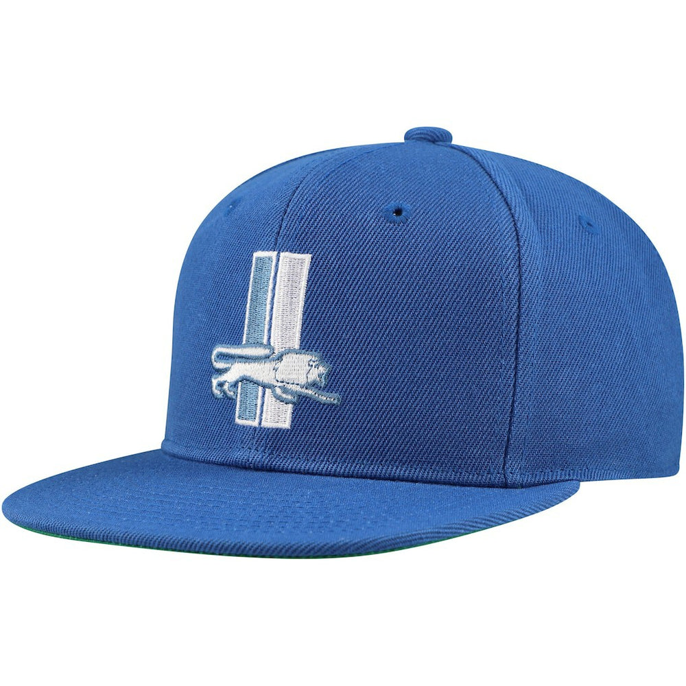 Detroit Lions Youth Gridiron Classics Ground Snapback Hat - Blue outlet