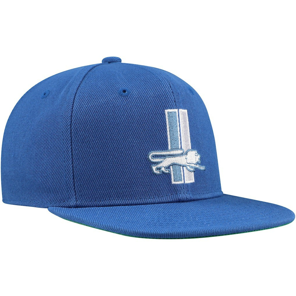 Detroit Lions Youth Gridiron Classics Ground Snapback Hat - Blue outlet