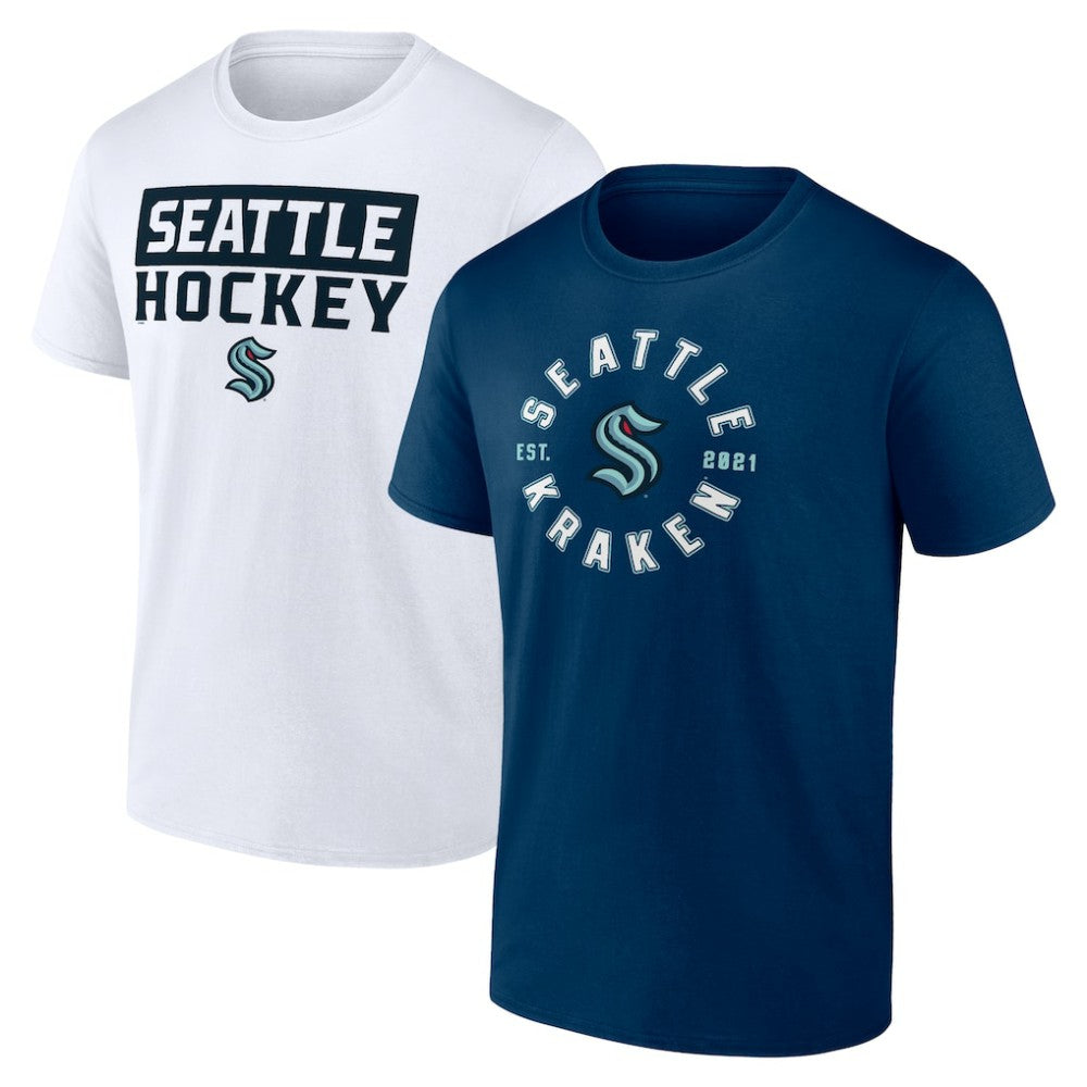 Seattle Kraken Fanatics Big & Tall 2-Pack T-Shirt Set T-shirts