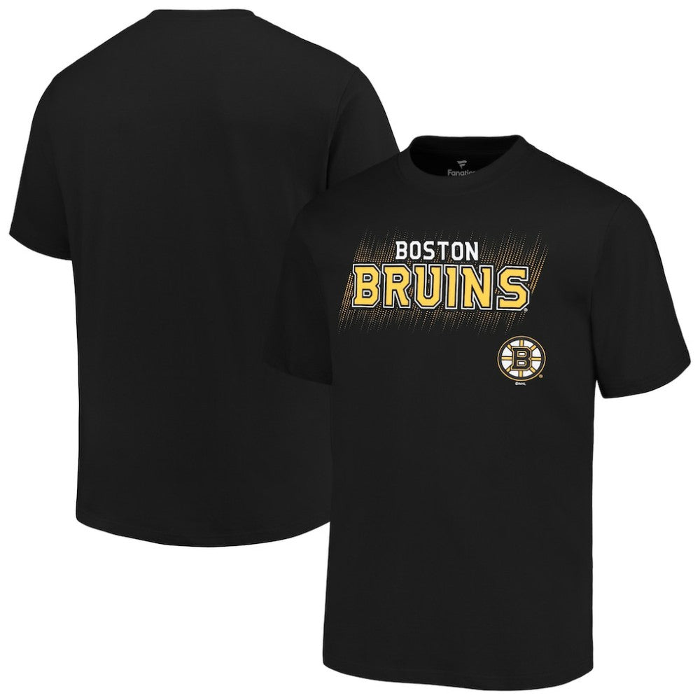 Boston Bruins Fanatics Big & Tall Wordmark T-Shirt T-shirts