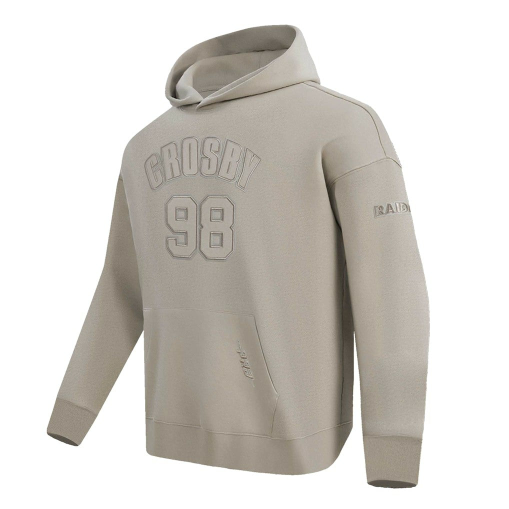 Maxx Crosby Las Vegas Raiders Pro Standard Player Name & Number Pullover Hoodie - Tan for sale