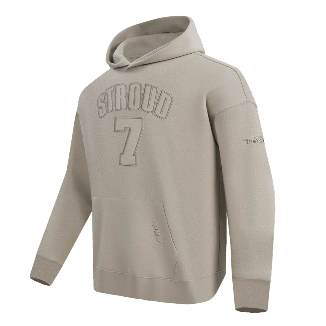 C.J. Stroud Houston Texans Pro Standard Player Name & Number Pullover Hoodie - Tan cheap