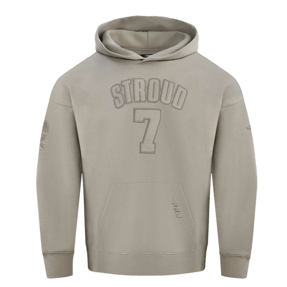 C.J. Stroud Houston Texans Pro Standard Player Name & Number Pullover Hoodie - Tan cheap