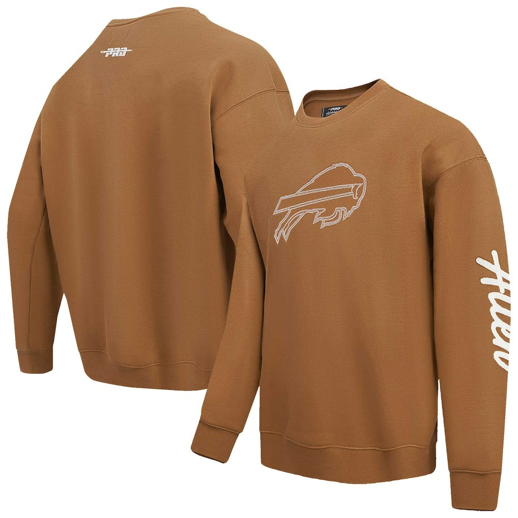 Josh Allen Buffalo Bills Pro Standard Pullover Crewneck Sweatshirt - Brown outlet