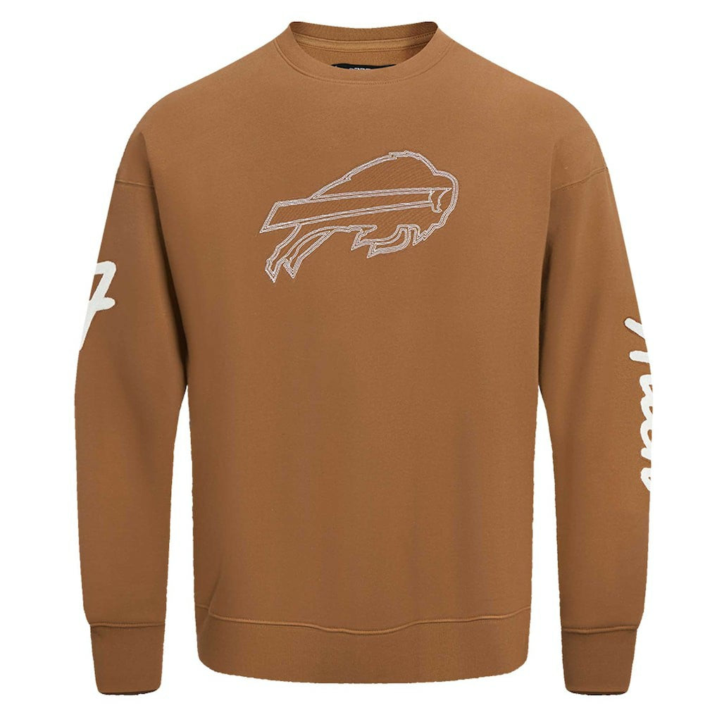 Josh Allen Buffalo Bills Pro Standard Pullover Crewneck Sweatshirt - Brown outlet