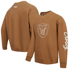 Maxx Crosby Las Vegas Raiders Pro Standard Pullover Crewneck Sweatshirt - Brown outlet