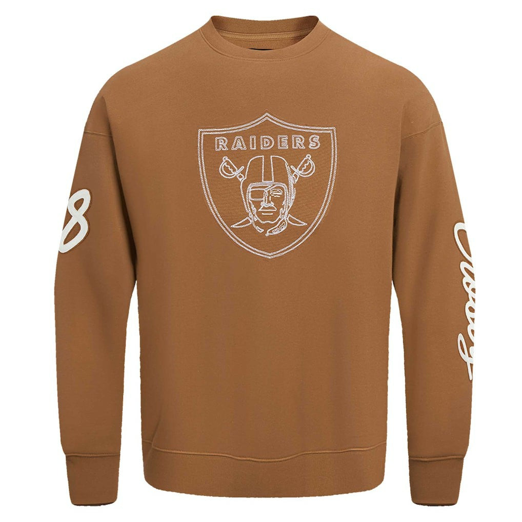 Maxx Crosby Las Vegas Raiders Pro Standard Pullover Crewneck Sweatshirt - Brown outlet