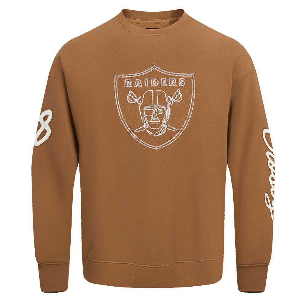 Maxx Crosby Las Vegas Raiders Pro Standard Pullover Crewneck Sweatshirt - Brown outlet
