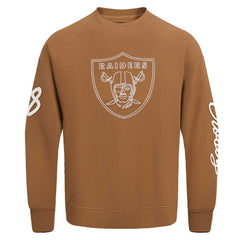 Maxx Crosby Las Vegas Raiders Pro Standard Pullover Crewneck Sweatshirt - Brown outlet