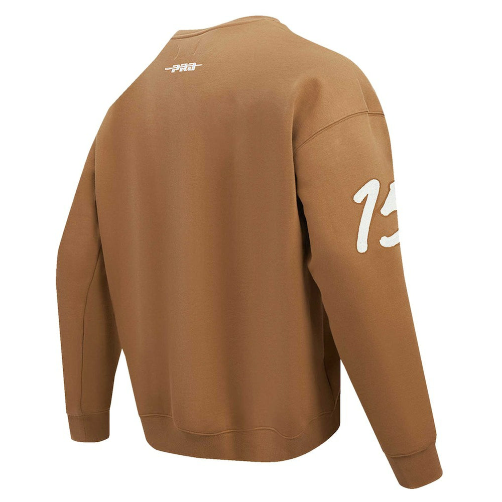 Patrick Mahomes Kansas City Chiefs Pro Standard Pullover Crewneck Sweatshirt - Brown discount