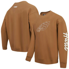Jalen Hurts Philadelphia Eagles Pro Standard Pullover Crewneck Sweatshirt - Brown discount