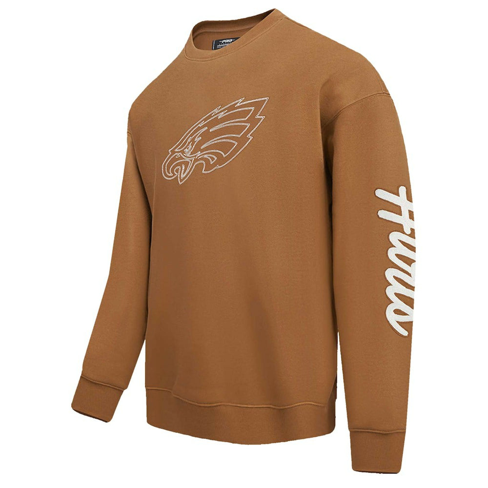 Jalen Hurts Philadelphia Eagles Pro Standard Pullover Crewneck Sweatshirt - Brown discount