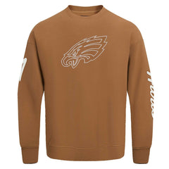 Jalen Hurts Philadelphia Eagles Pro Standard Pullover Crewneck Sweatshirt - Brown discount