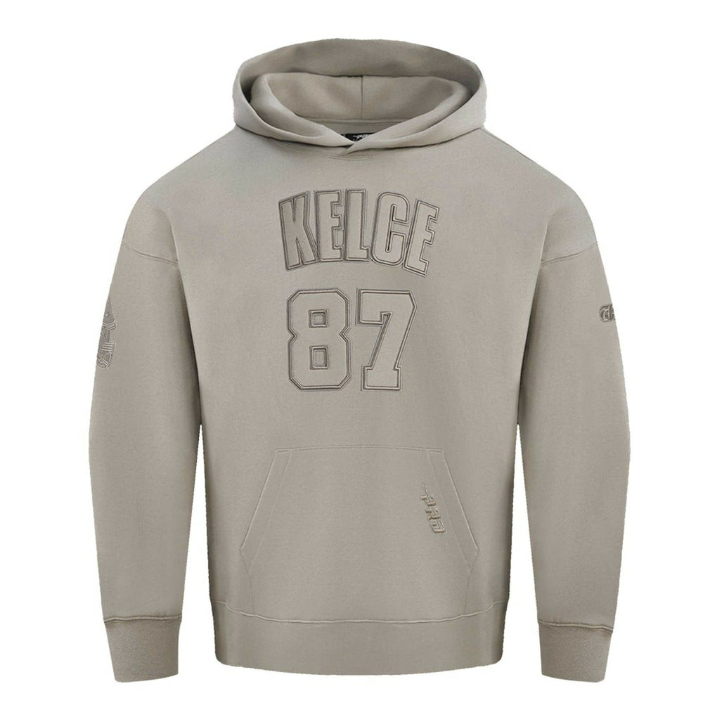 Travis Kelce Kansas City Chiefs Pro Standard Player Name & Number Pullover Hoodie - Tan online