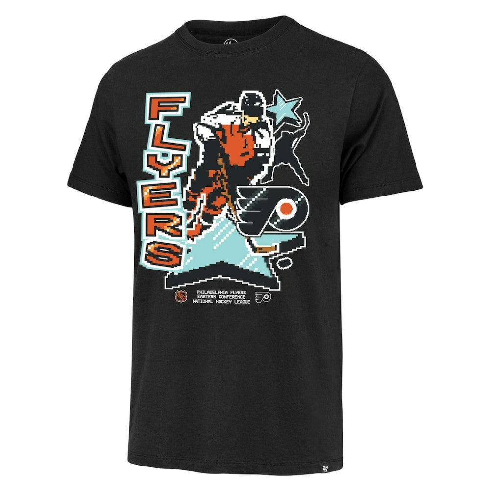Philadelphia Flyers '47 Lamp Lighter Franklin T-Shirt - Black T-shirts